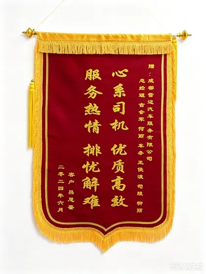 司机认可锦旗（成都雷迈荣誉）